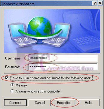 Windows XP PPTP VPN Setup