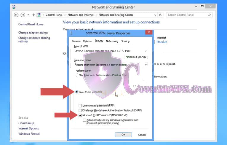 Windows 8 L2TP VPN Setup