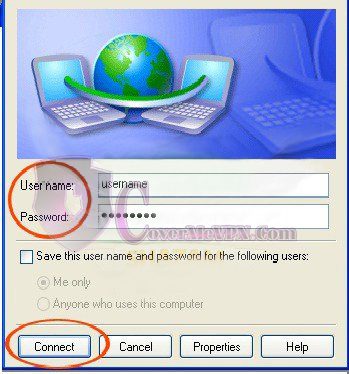 Windows XP PPTP VPN Setup