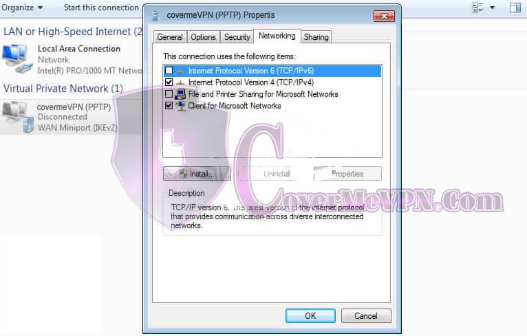 Windows 7 PPTP VPN Setup