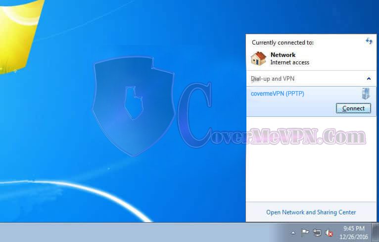 Windows 7 PPTP VPN Setup