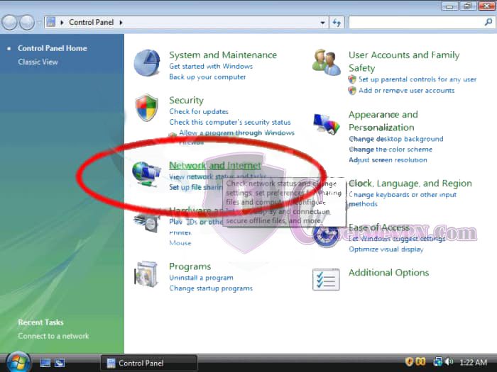 Windows Vista PPTP VPN Setup