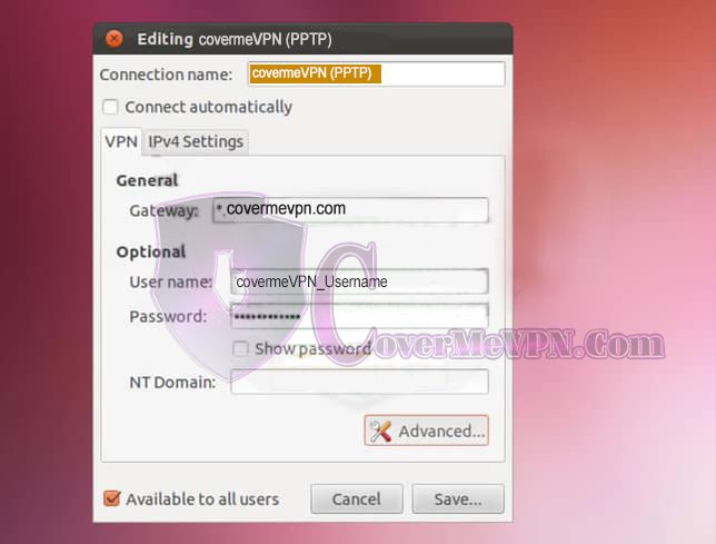 Linux PPTP VPN Setup