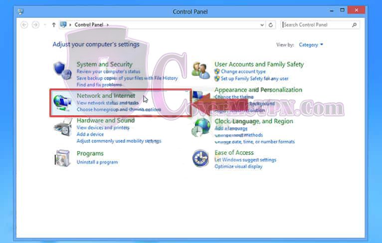 Windows 8 PPTP VPN Setup