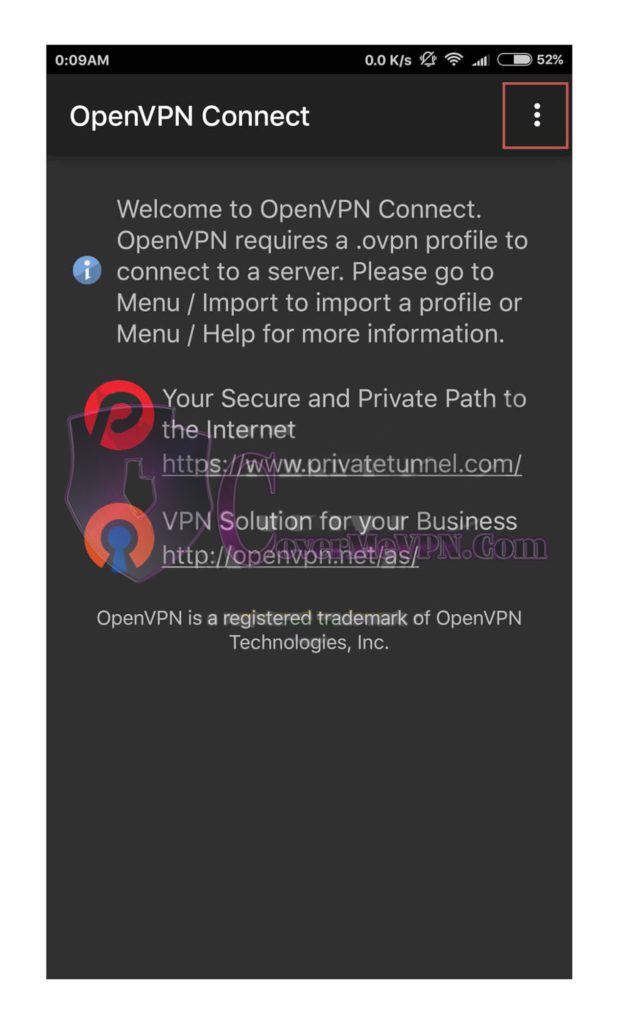 Android OpenVPN setup