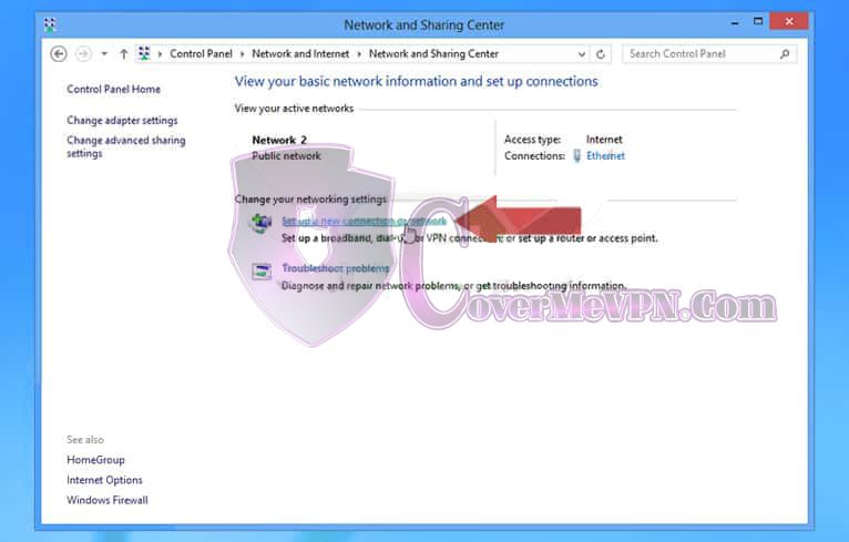 Windows 8 PPTP VPN Setup