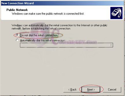 Windows XP PPTP VPN Setup