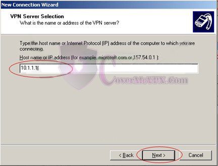 Windows XP PPTP VPN Setup