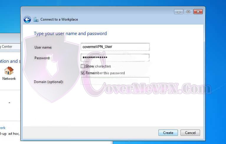 Windows 7 PPTP VPN Setup