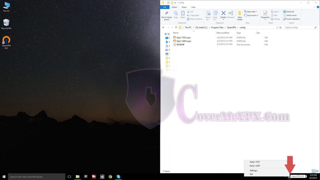 Windows OpenVPN Setup