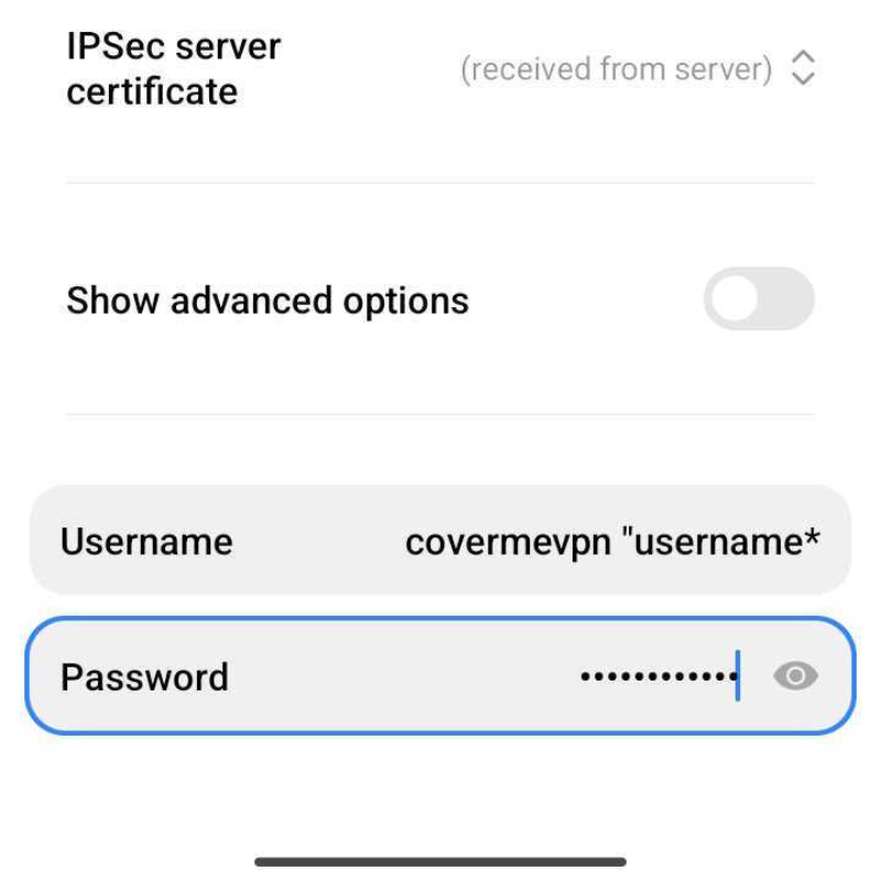 Android L2TP VPN Setup