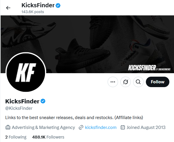 best twitter accounts for sneaker